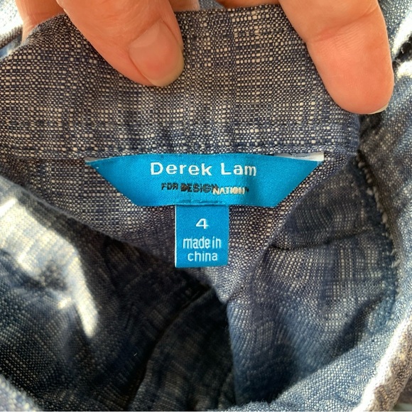 Derek Lam‎ chambray button up jumper dress. Size 4 - Picture 3 of 9
